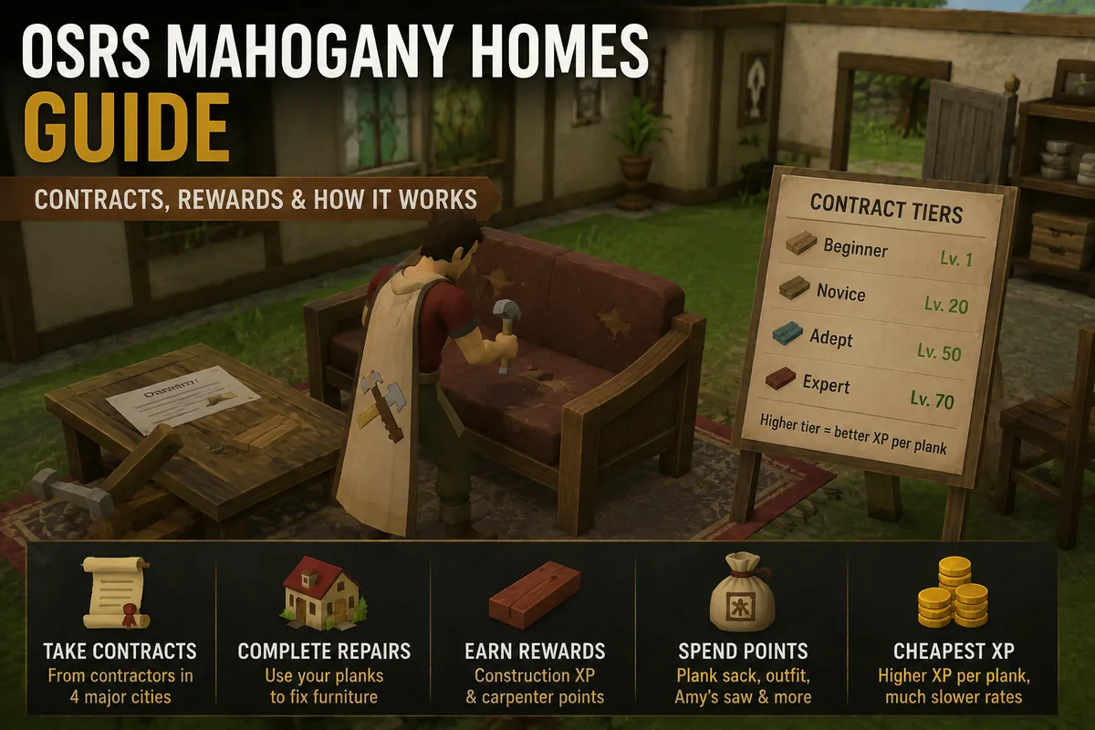 OSRS Mahogany Homes Guide: Requirements, Rewards & How It Works